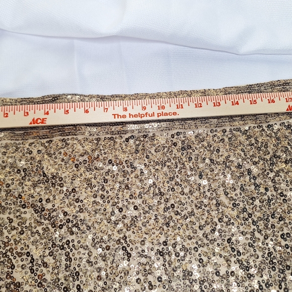 Express New Year's Eve party sequins mini skirt size large. - Picture 3 of 6